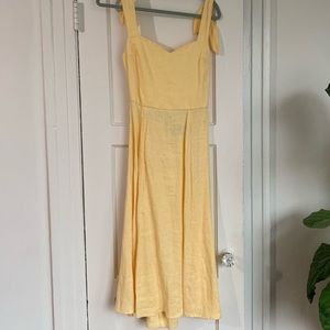 Reformation Montclair Dress in Buttercup